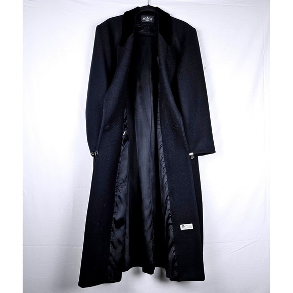 Braetan Black Trench Coat - Picture 5 of 16